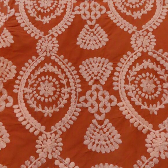 Anthropologie Eri + Ali Coral Embroidered Top XS - Picture 4 of 12